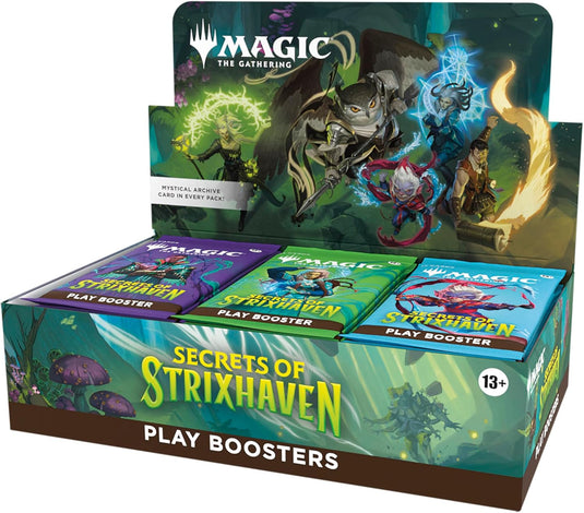Magic: The Gathering Secrets of Strixhaven - Play Booster Box (30 Packs) - Cobbco