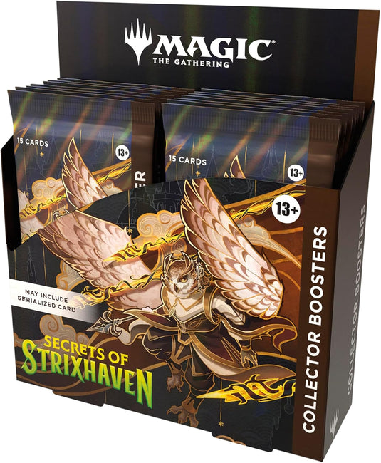 Magic: The Gathering Secrets of Strixhaven - Collector Booster Box (12 Packs) - Cobbco