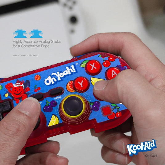 Hyperkin Limited Edition Official Kool - Aid Pixel Art Bluetooth Controller - Officially Licensed - For Nintendo Switch®, PC, Mac®, Android®, iOS® (Oh Yeah) - Cobbco