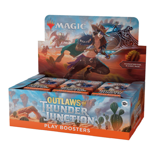 Magic: The Gathering Outlaws of Thunder Junction Play Booster Box - 36 Packs (504 Magic Cards) - Cobbco