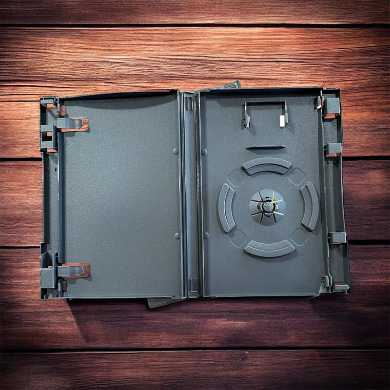 Load image into Gallery viewer, Replacement Case for Nintendo Gamecube Games Replaces Clear Retail Game Case, with Clear Cover for Box Art. - Black - Cobbco
