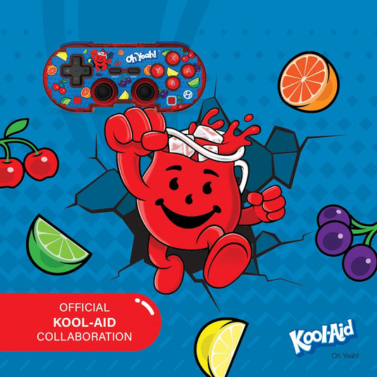 Hyperkin Limited Edition Official Kool - Aid Pixel Art Bluetooth Controller - Officially Licensed - For Nintendo Switch®, PC, Mac®, Android®, iOS® (Oh Yeah) - Cobbco