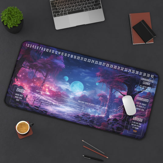 Ultra Edition MTG Playmat 31" x 15.5" Snow Covered Forest - Fantasy RPG