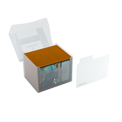 Load image into Gallery viewer, GameGenic Side Holder 100+ XL Clear Deck Box for TCG and CCG - Cobbco
