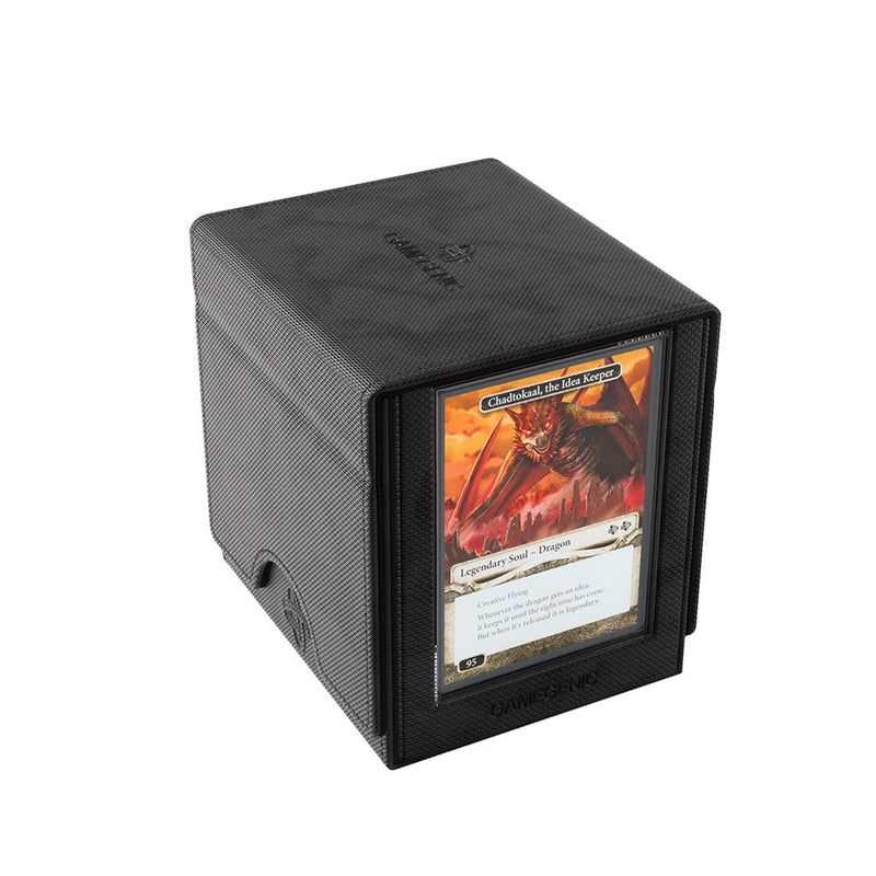 Load image into Gallery viewer, Gamegenic Sidekick Pro 100+ XL Convertible - Premium Deck Box with Card Display Black - Cobbco
