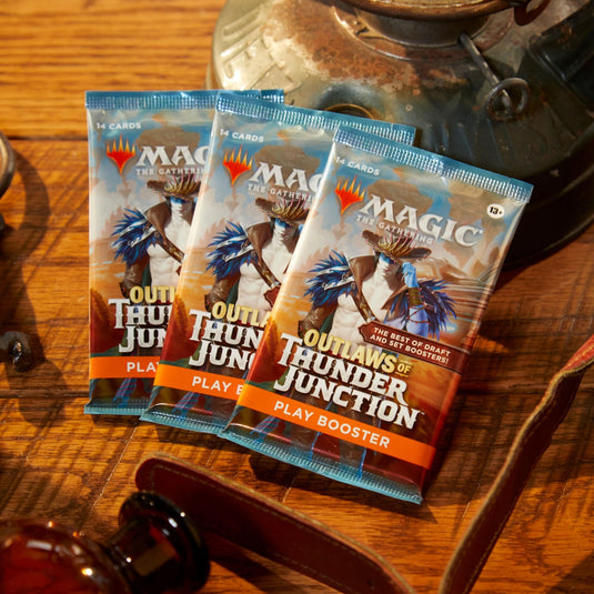 Magic: The Gathering Outlaws of Thunder Junction Play Booster Box - 36 Packs (504 Magic Cards) - Cobbco