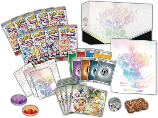 Pokemon TCG: Scarlet & Violet—Prismatic Evolutions Elite Trainer Box - Cobbco