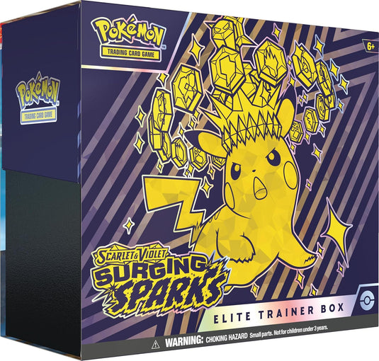 Pokémon TCG: Scarlet & Violet - Surging Sparks Elite Trainer Box - Cobbco