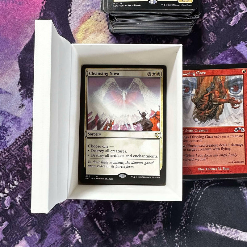 Load image into Gallery viewer, Scan Box – Universal Trading Card Scanning App Stand with Phone Mount &amp; Slide-Out Card Bin | Compatible with TCGplayer, Manabox &amp; More | Made in USA | Rugged &amp; Easy to Use (Scan Box)
