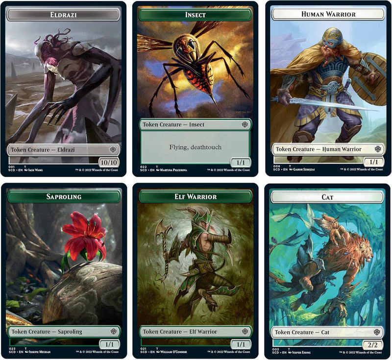 Load image into Gallery viewer, Magic: The Gathering Starter Commander Deck - Token Triumph (Green - White) - Cobbco
