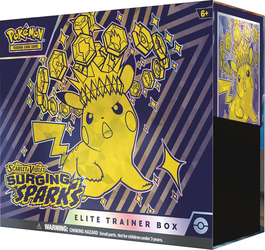 Pokémon TCG: Scarlet & Violet - Surging Sparks Elite Trainer Box - Cobbco