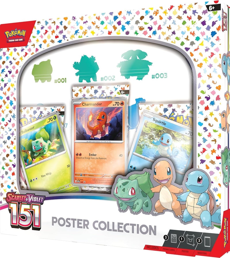 Load image into Gallery viewer, Pokemon TCG Scarlet &amp; Violet 3.5 Pokemon 151 Poster Collection - Cobbco
