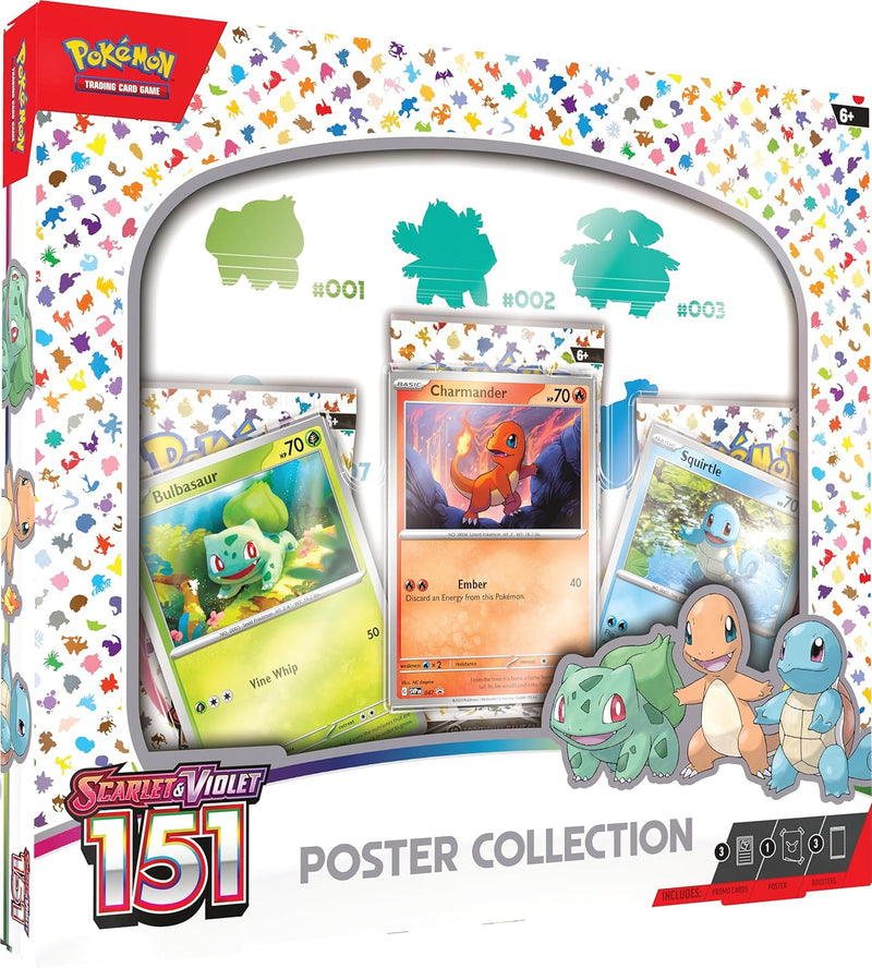 Load image into Gallery viewer, Pokemon TCG Scarlet &amp; Violet 3.5 Pokemon 151 Poster Collection - Cobbco
