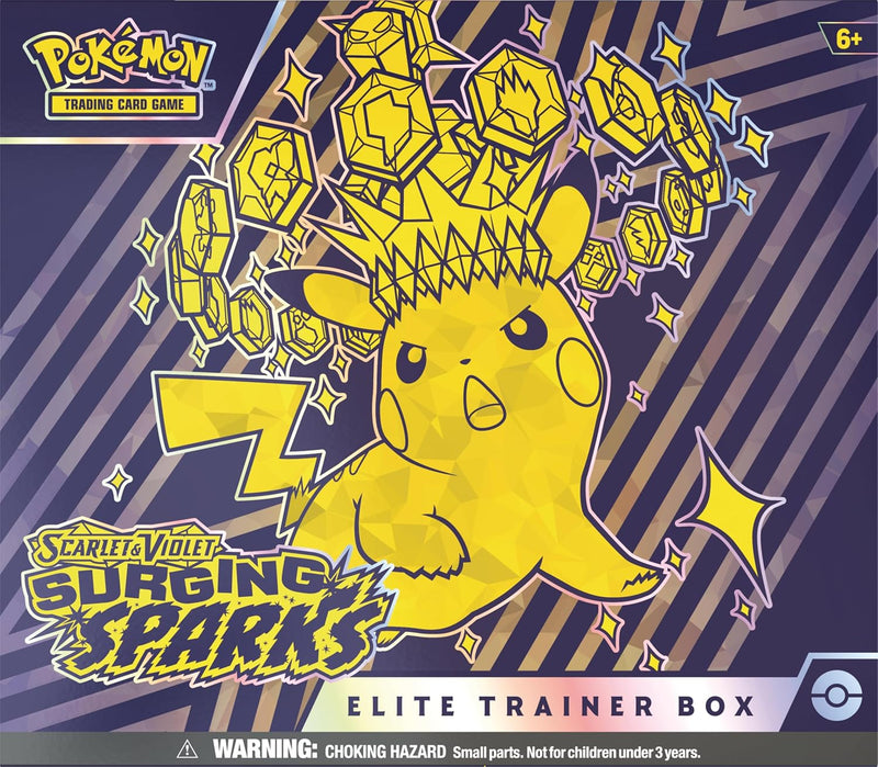 Load image into Gallery viewer, Pokémon TCG: Scarlet &amp; Violet - Surging Sparks Elite Trainer Box - Cobbco
