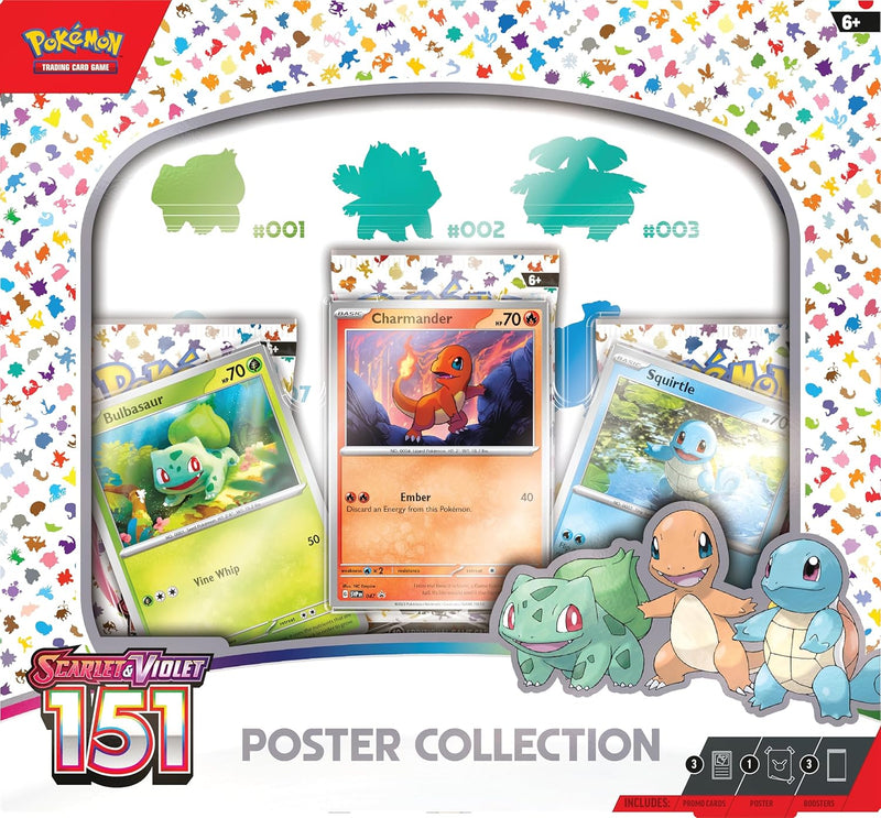 Load image into Gallery viewer, Pokemon TCG Scarlet &amp; Violet 3.5 Pokemon 151 Poster Collection - Cobbco
