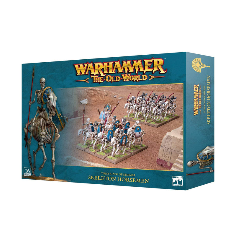 Load image into Gallery viewer, Games Workshop TOMB KINGS OF KHEMRI: SKELETON HORSEMEN 07 - 10 Old World Warhammer - Cobbco
