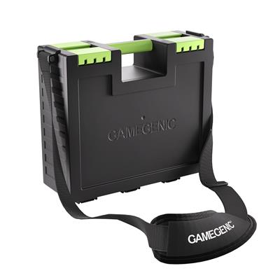 GameGenic Game Castle Black/Green for TCG and CCG - Cobbco