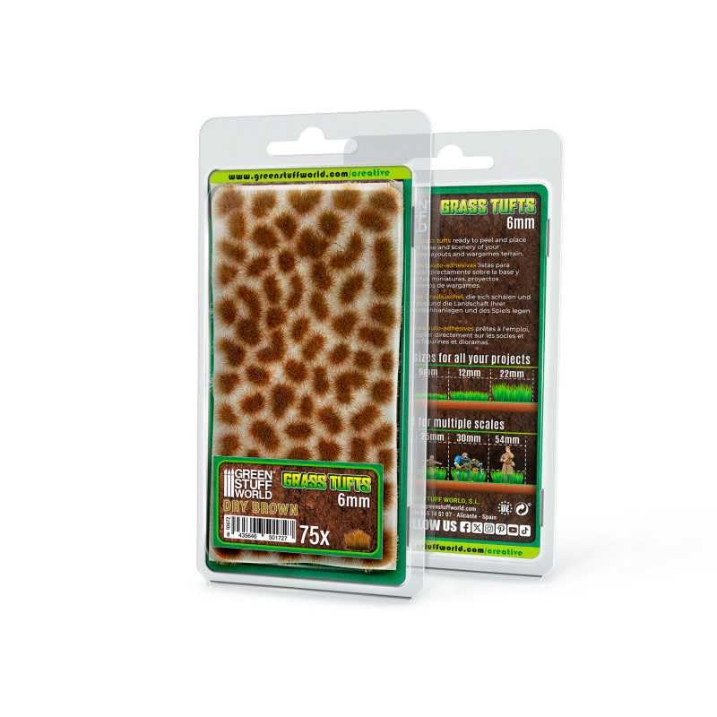 Load image into Gallery viewer, Green Stuff World Static Grass Tufts 6 mm - Dry Brown - 10672 - Cobbco
