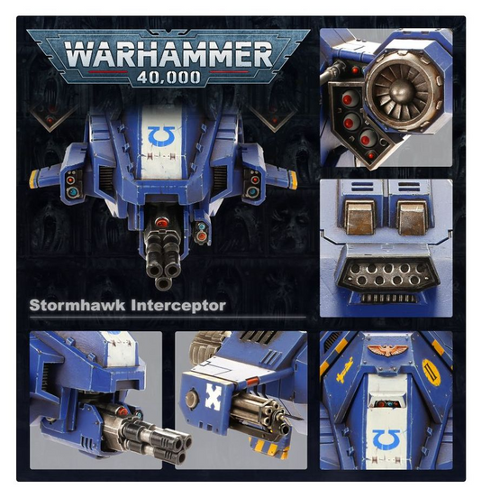 Games Workshop Warhammer 40k Space Marine Stormhawk Interceptor