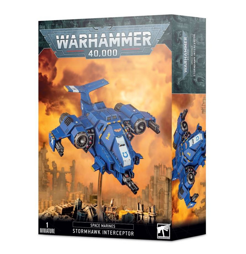 Load image into Gallery viewer, Games Workshop Warhammer 40k Space Marine Stormhawk Interceptor
