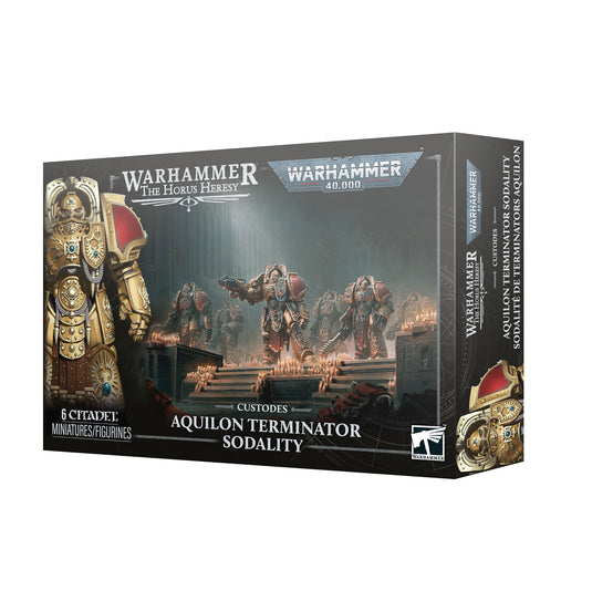 Games Workshop Adeptus Custodes Aquilon Terminator Sodality Warhammer 40k - Cobbco