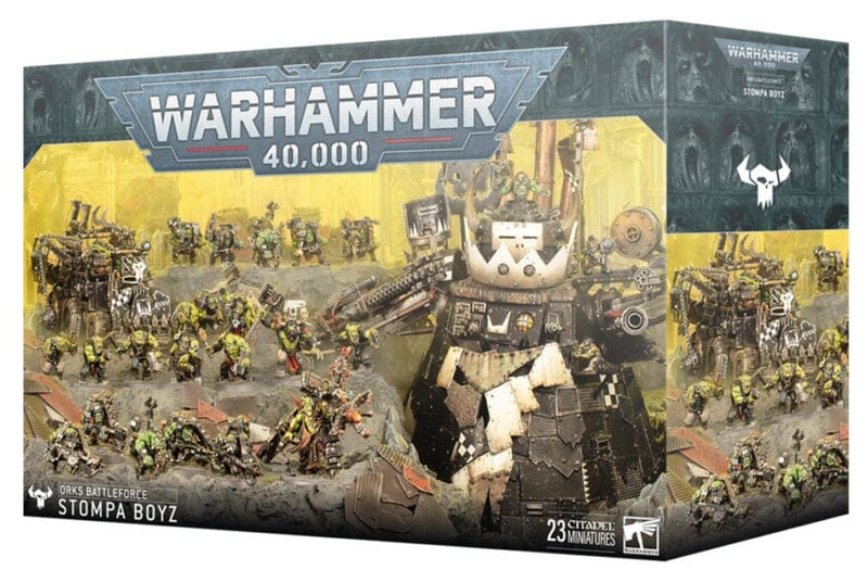 Load image into Gallery viewer, Games Workshop ORKS: BATTLEFORCE: STOMPA BOYZ 50-67 Warhammer 40k
