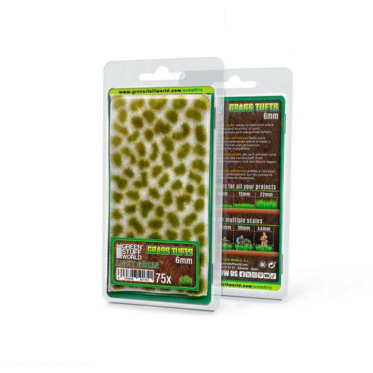 Green Stuff World Static Grass Tufts 6 mm - Light Green - 10674 - Cobbco
