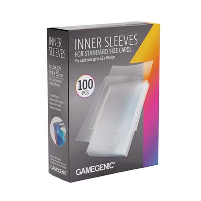 Load image into Gallery viewer, GameGenic Inner Sleeves 64x89 x100 for Standard TCG and CCG - Cobbco
