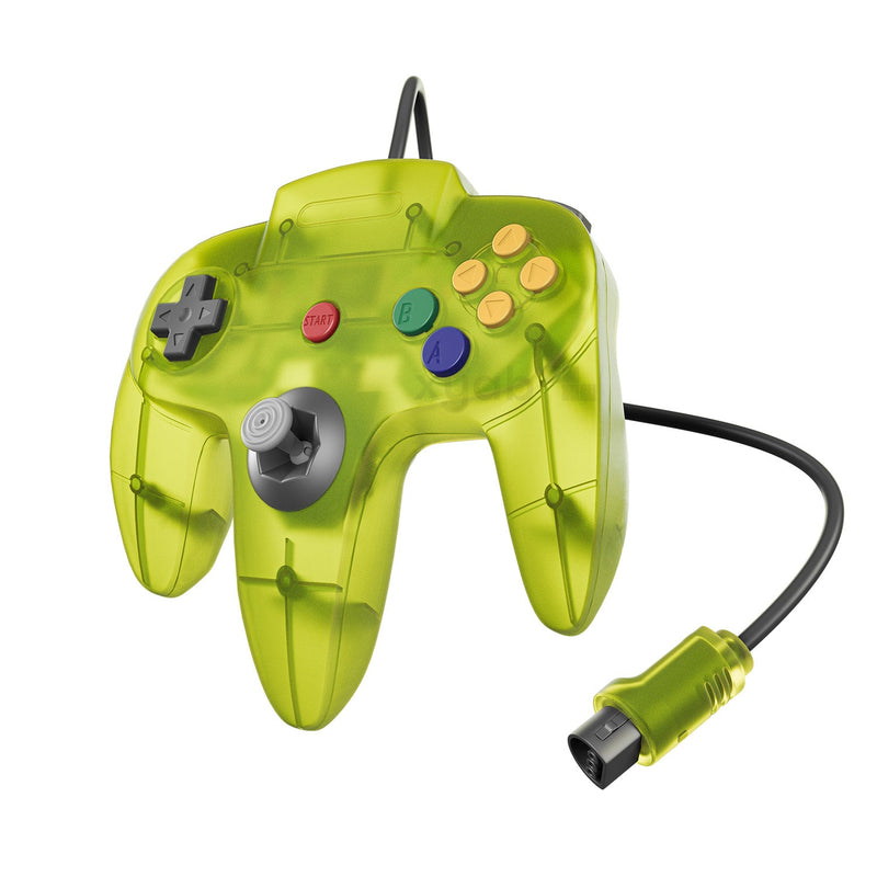 Load image into Gallery viewer, XYAB PROTO64 Wired Controller - Extreme Green for Nintendo n64 - Cobbco
