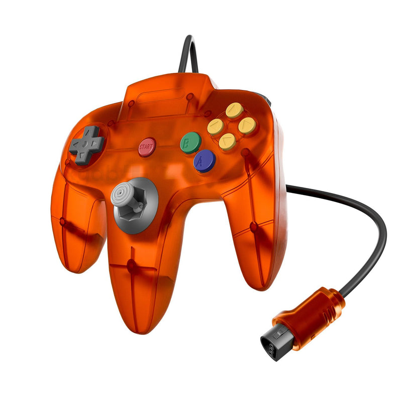 Load image into Gallery viewer, XYAB PROTO64 Wired Controller - Fire Orange for Nintendo n64 - Cobbco
