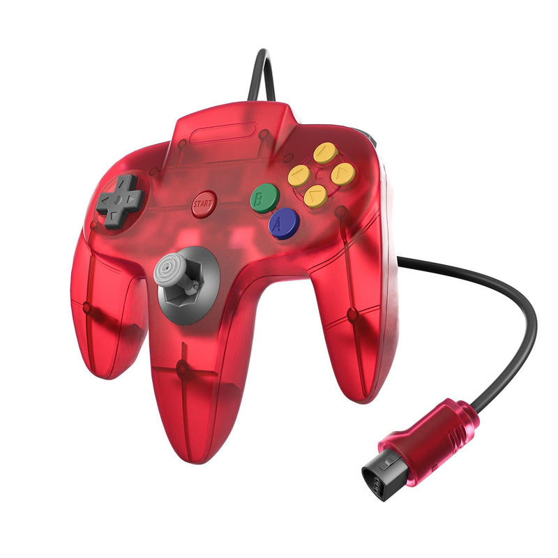 Load image into Gallery viewer, XXYAB PROTO64 Wired Controller - Watermelon Red for Nintendo n64 - Cobbco
