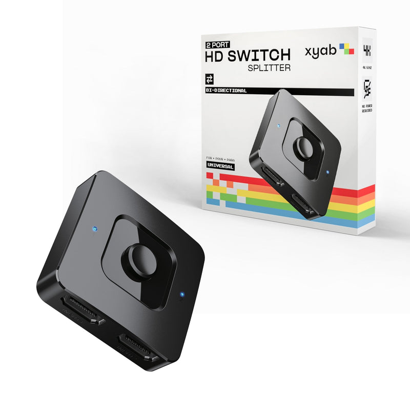 Load image into Gallery viewer, XYAB HD 2 Port Splitter - Bi-Directional Switch &amp; Splitter for HDMI Cables - Cobbco
