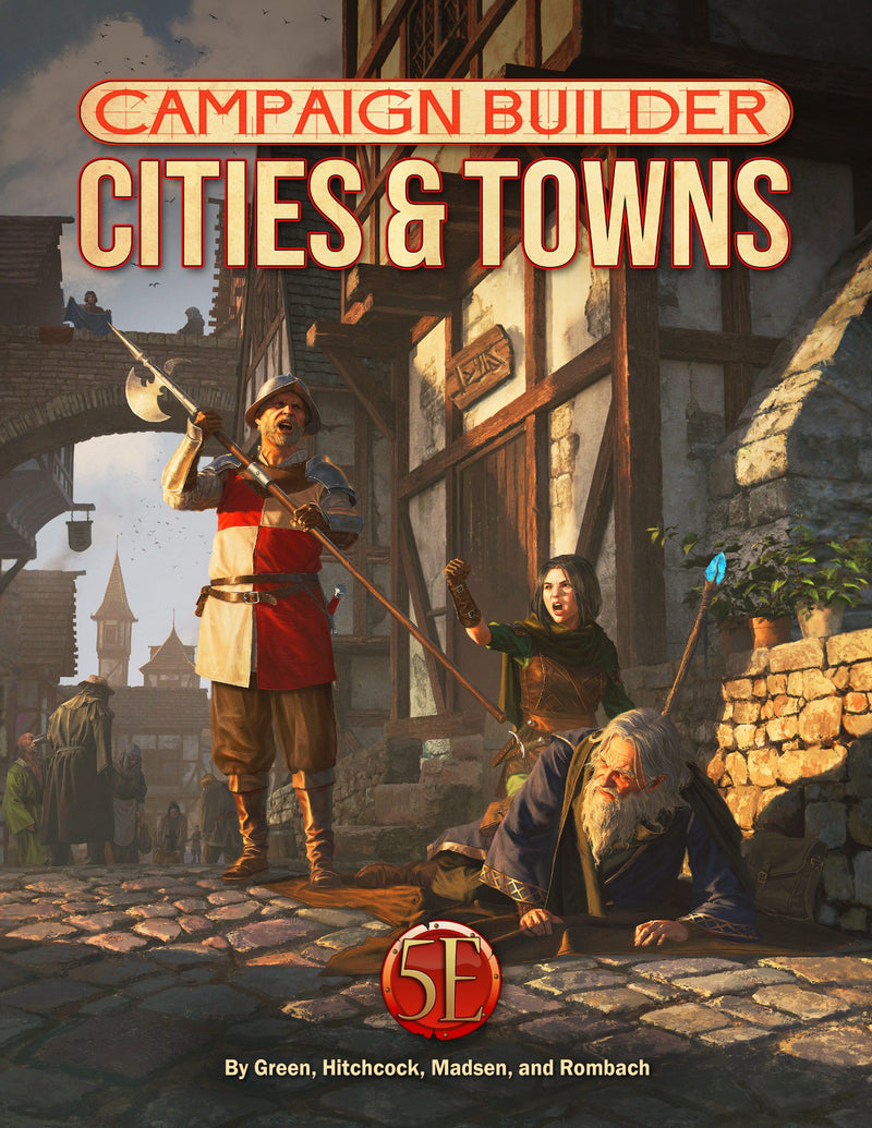 Load image into Gallery viewer, Kobold Press Campaign Builder: Cities and Towns Hardcover (5E)
