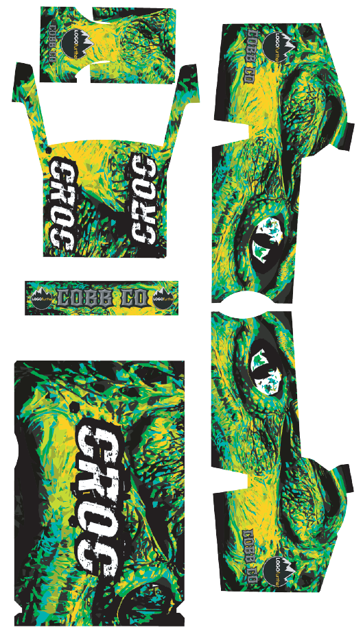 Mudboss Wrap by Logo Further - The Croc Mudboss - Art Series