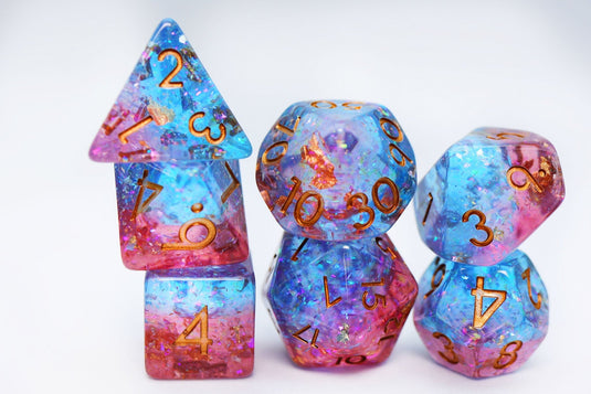 Foam Brain Games Mermaid Blood RPG Dice Set FBG2502 - Cobbco