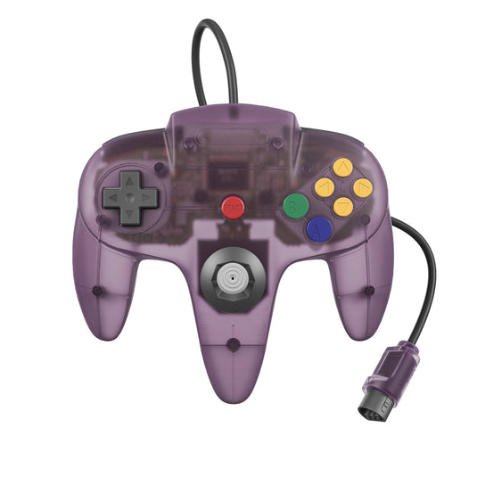 XYAB PROTO64 Wired Controller - Atomic Purple - for Nintendo n64 - Cobbco