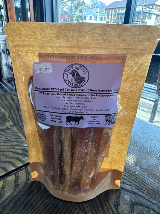 Abigails Pet Treat - Beef Tendons - Cobbco