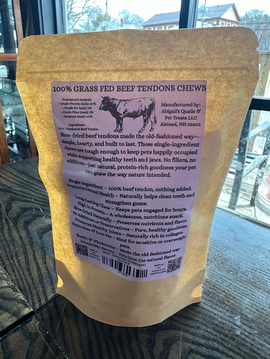 Abigails Pet Treat - Beef Tendons - Cobbco