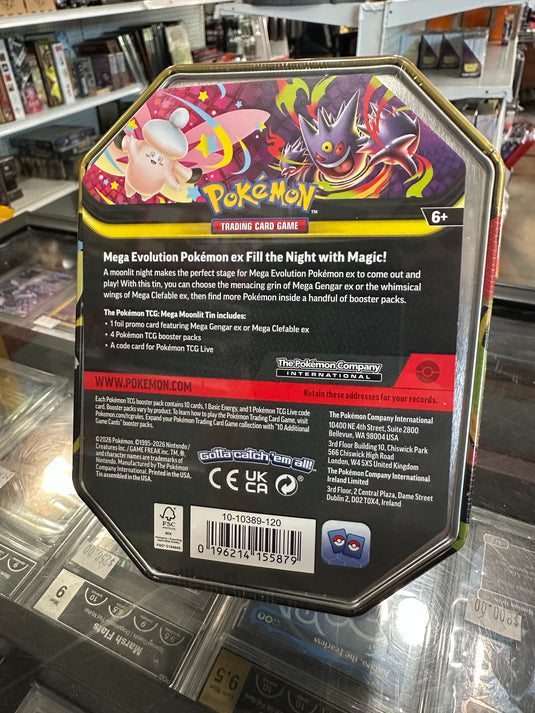 Mega Moonlit Tin [Mega Clefable ex] or [Mega Gengar ex] - Assorted