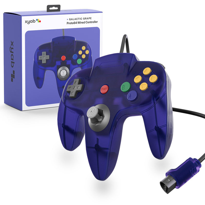 Load image into Gallery viewer, XYAB PROTO64 Wired Controller - Grape for Nintendo n64 - Cobbco
