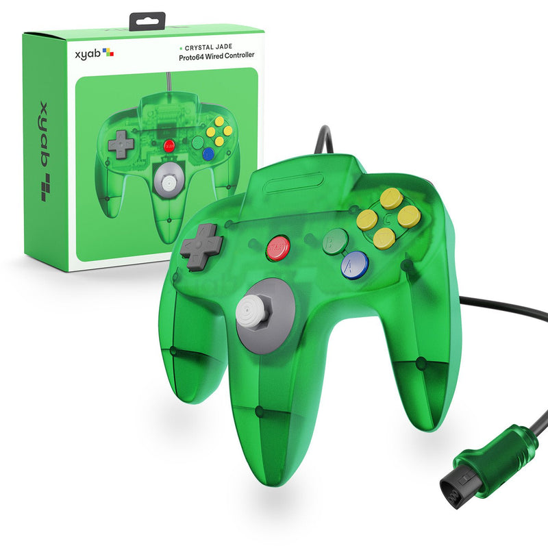 Load image into Gallery viewer, XYAB PROTO64 Wired Controller - Jungle Green - for Nintendo n64 - Cobbco
