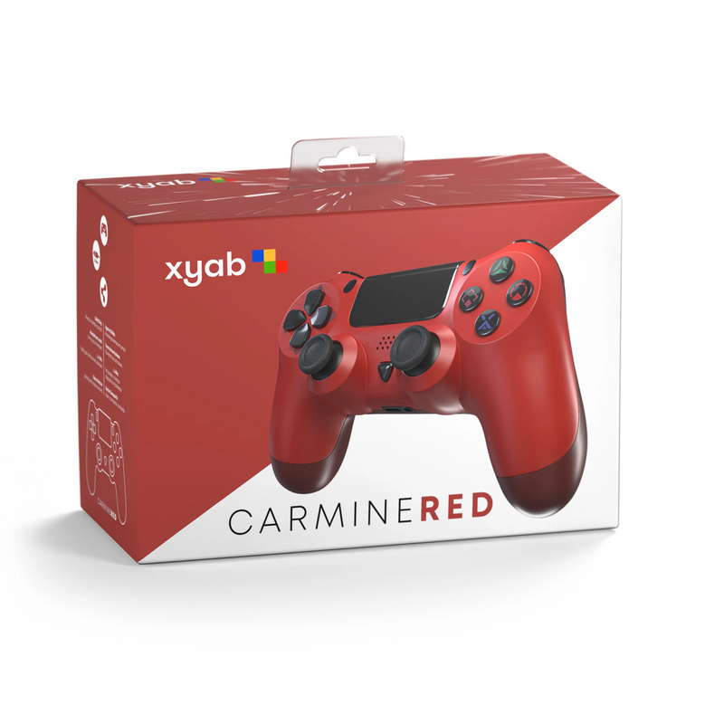 Load image into Gallery viewer, XYAB - Wireless Controller for PS4 with Touchpad, Vibration - Reactive - Red

