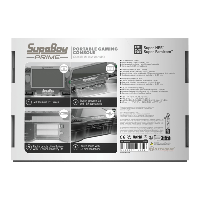 Load image into Gallery viewer, Hyperkin SupaBoy Portable Prime SNES Super Famicom Handheld Consol - Cobbco
