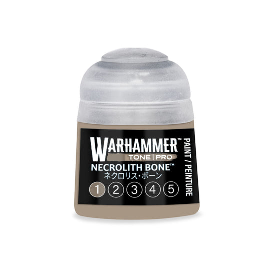Games Workshop Warhammer Tone Pro Paint Necrolith Bone 1 12Ml - Citadel Acrylic