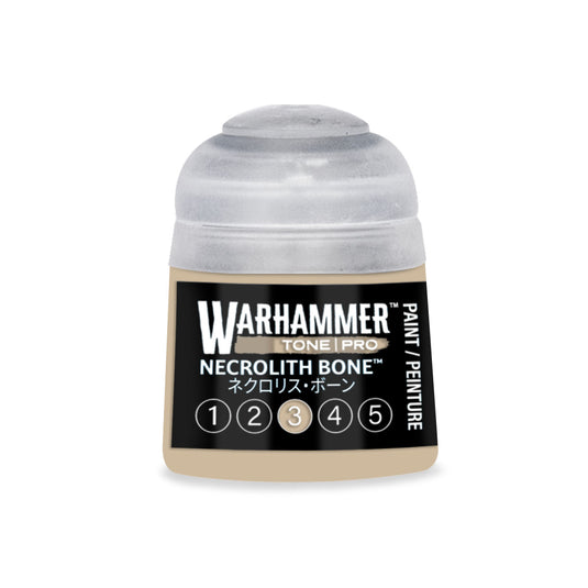 Games Workshop Warhammer Tone Pro Paint Necrolith Bone 3 12Ml - Citadel Acrylic
