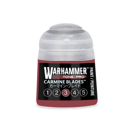 Games Workshop Warhammer Tone Pro Paint Carmine Blades 3 12Ml - Citadel Acrylic