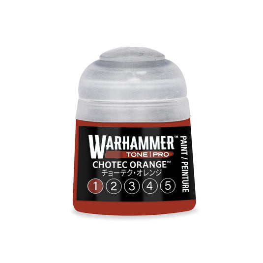 Games Workshop Warhammer Tone Pro Paint Chotec Orange 1 12Ml - Citadel Acrylic