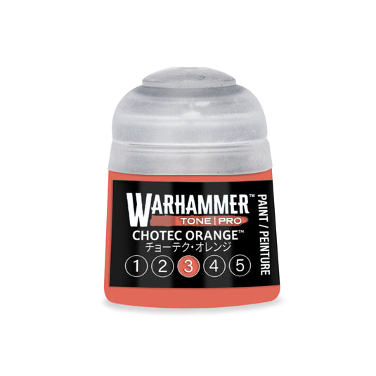 Games Workshop Warhammer Tone Pro Paint Chotec Orange 3 12Ml - Citadel Acrylic