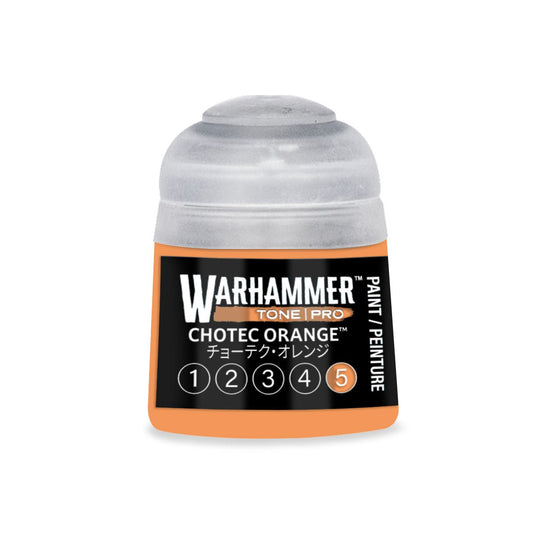 Games Workshop Warhammer Tone Pro Paint Chotec Orange 5 12Ml - Citadel Acrylic - Cobbco