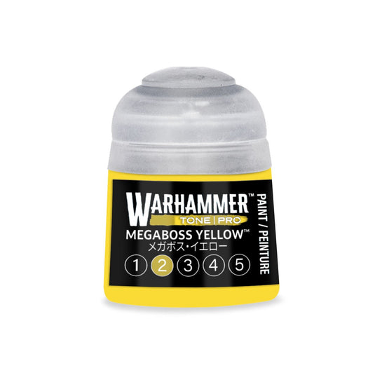 Games Workshop Warhammer Tone Pro Paint Megaboss Yellow 2 12Ml - Citadel Acrylic - Cobbco